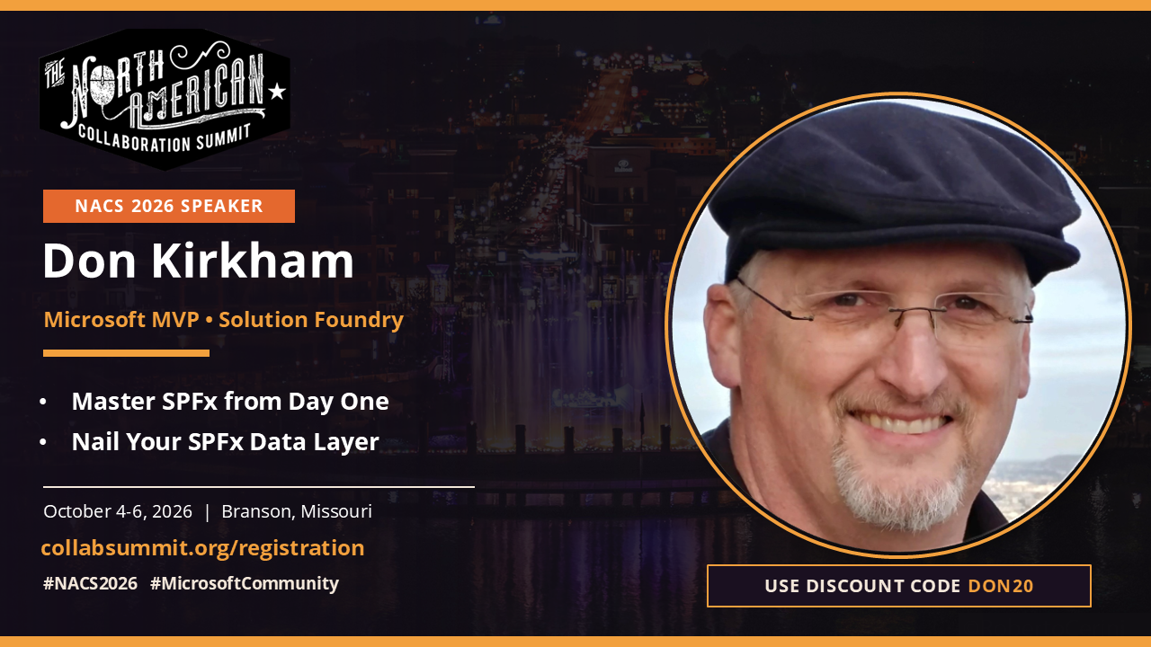 Join me at NACS 2026 - Oct 4-6, 2026
